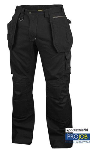 Pantalon de Travail CANVAS_STRETCH 350g. avec renforts en Cordura®  Homme 5524 PROJOB