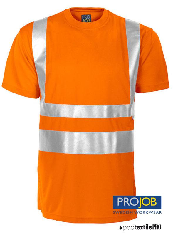 Vêtements de Travail I T-SHIRT EN471-CL3 140g. personnalisé I 6007 PROJOB I PadTextilePRO